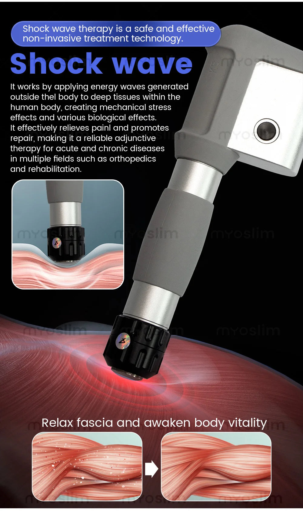 EMSZERO Portable Physio Magnetic Therapy Massage Device For Pain Relief