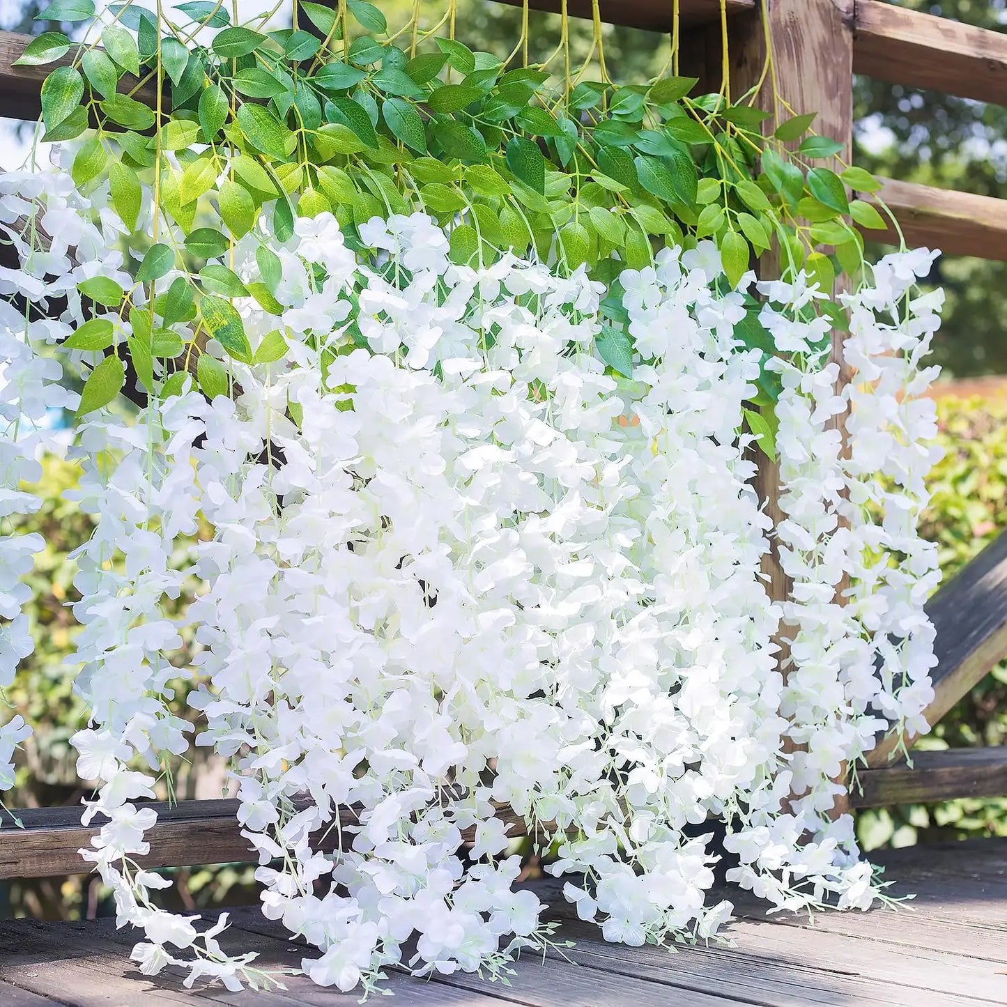 Sinsoledad Wisteria Artificial Flower Garland for Weddings and Decor