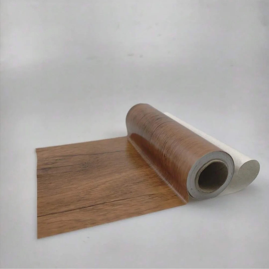 Imitation Wood Grain Door Frame Decoration Sticker for Walls and Floors