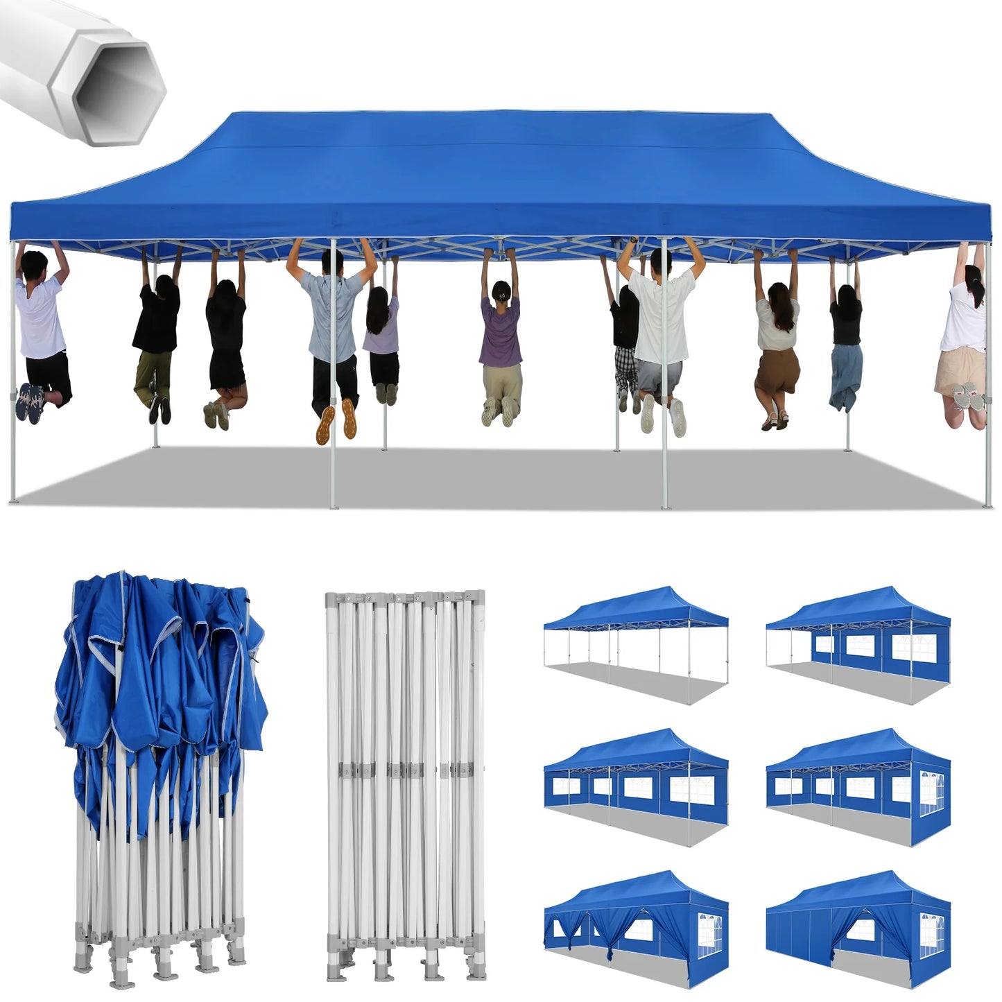 Cobizicn Pop Up Canopy Gazebo Heavy Duty Event Tent