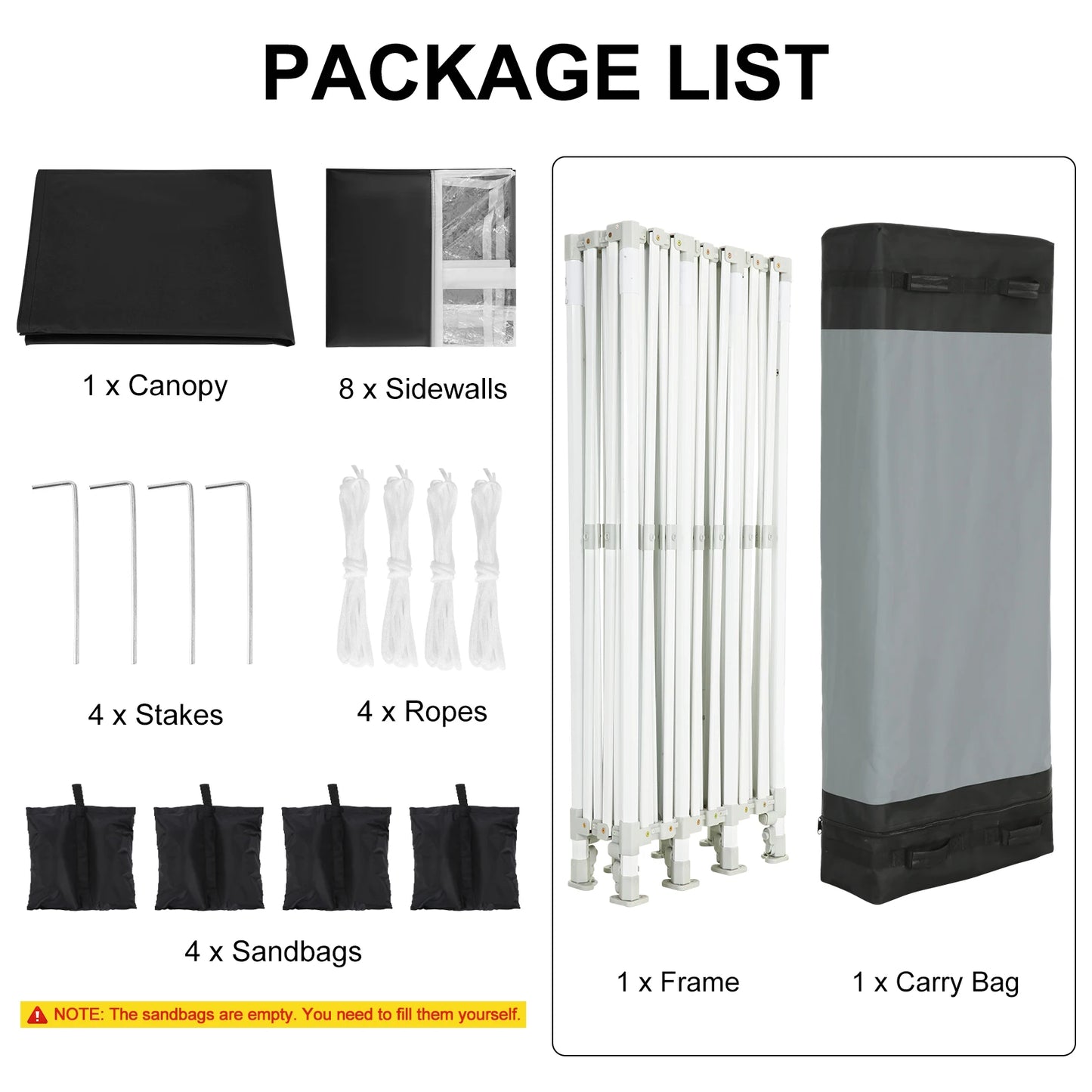 Cobizicn Pop Up Canopy Gazebo Heavy Duty Event Tent