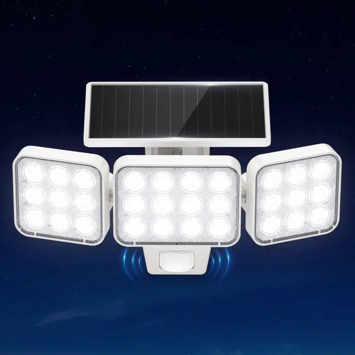 Solar Powered Outdoor Motion Sensor Wall Lights Floodlights IP65 Waterproof