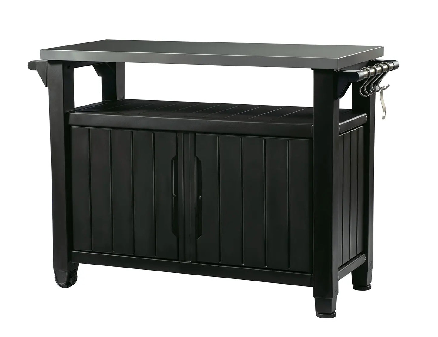 XMSJ Outdoor Rolling Table Cart For Food Prep And Storage