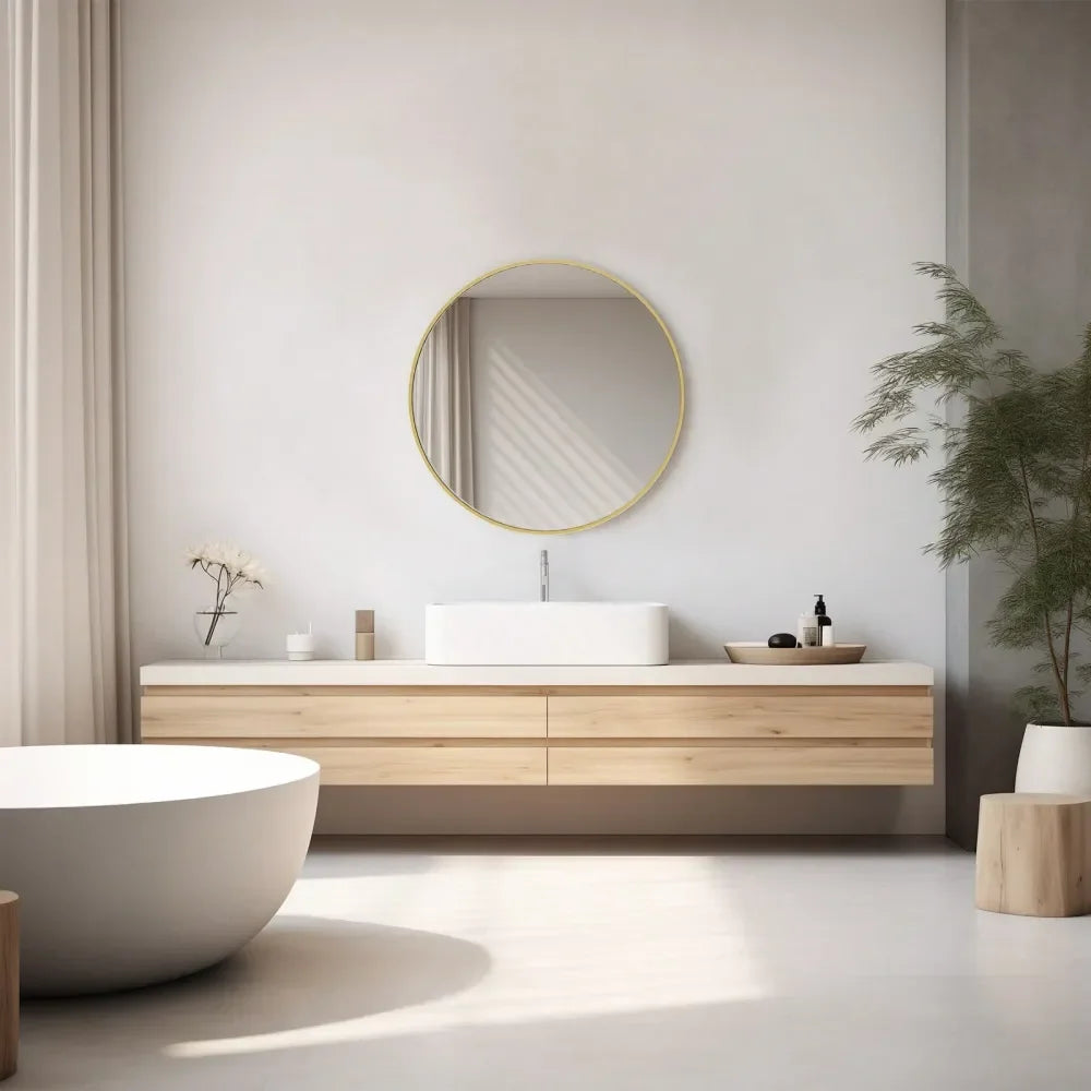 XMSJ Wall Mirror For Bathroom Vanity And Bedroom Modern Decor