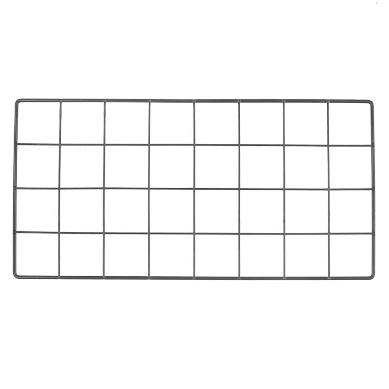 Metal Wall Grid Photo Frame And Postcards Storage Organizer