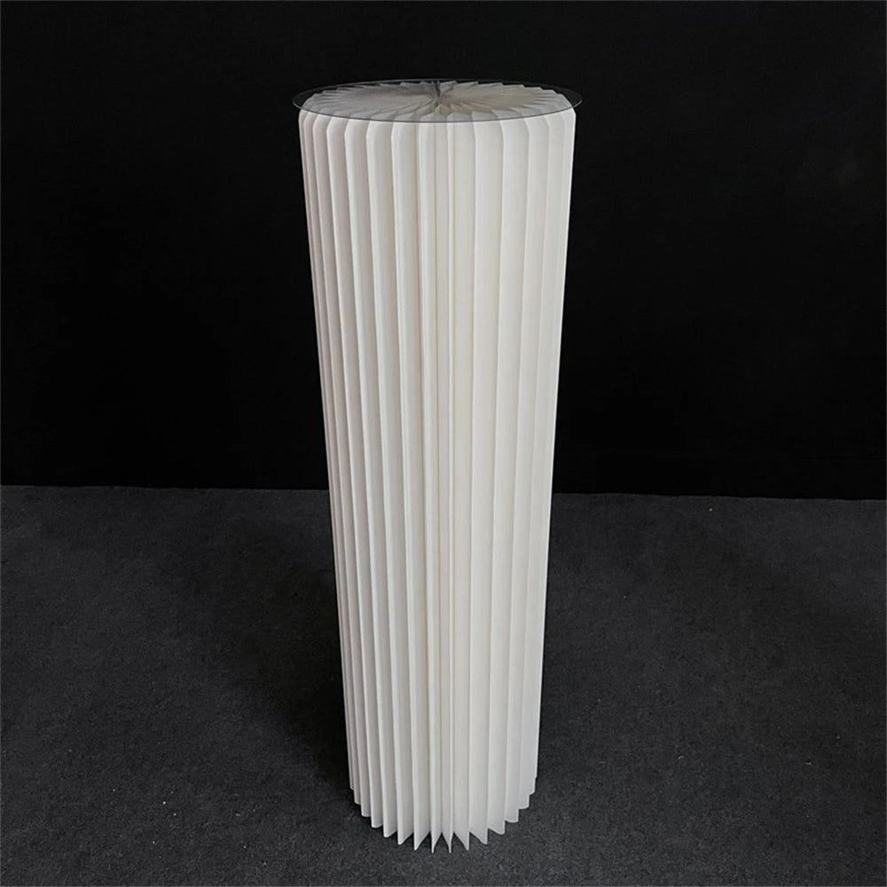 Nonecn Cylindrical Paper Folding Wedding Flower Ornament Origami Decor
