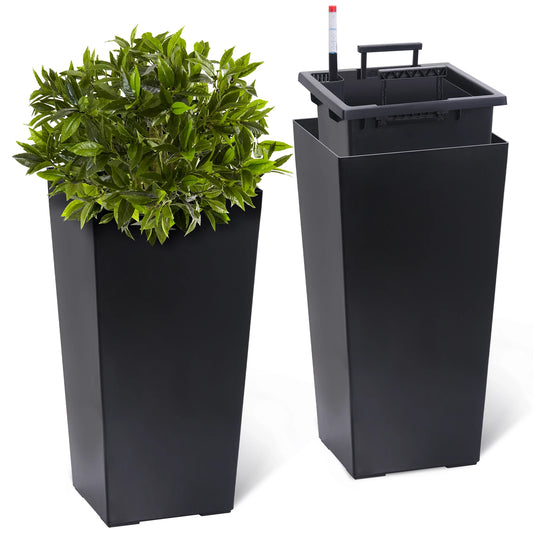 Planters Outdoor Indoor Pots With Drainage Holes Auto Watering