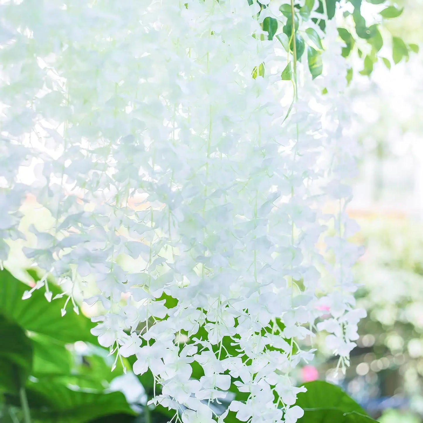 Sinsoledad Wisteria Artificial Flower Garland for Weddings and Decor