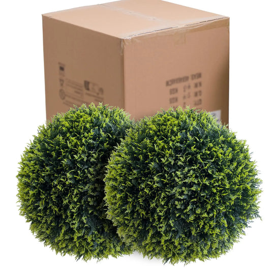 StudysetCN Outdoor Artificial Topiary Balls Set For Home Decor