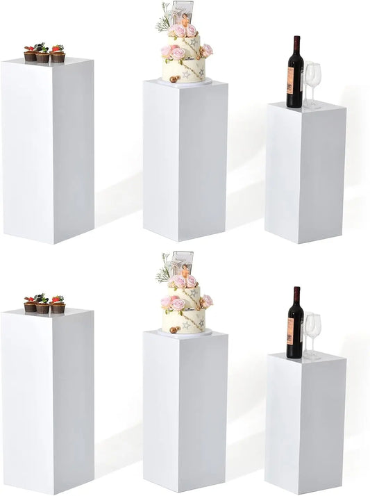 NONE Metal Display Pedestal Stands for Wedding Dessert Table Decor