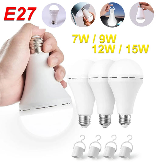 LED Rechargeable Light Bulb Emergency Lamp For Camping And Home