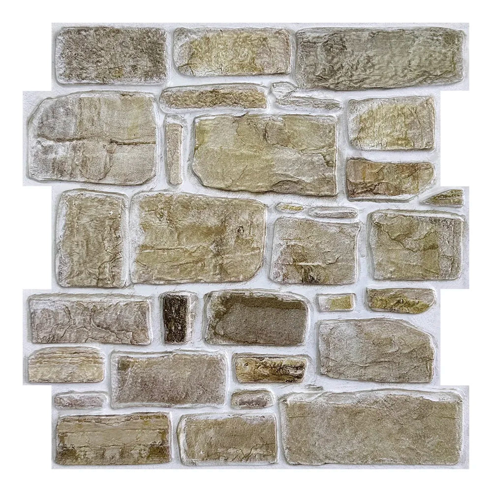 3D Tile Stickers For Wall And Furniture Matte Stone Textures