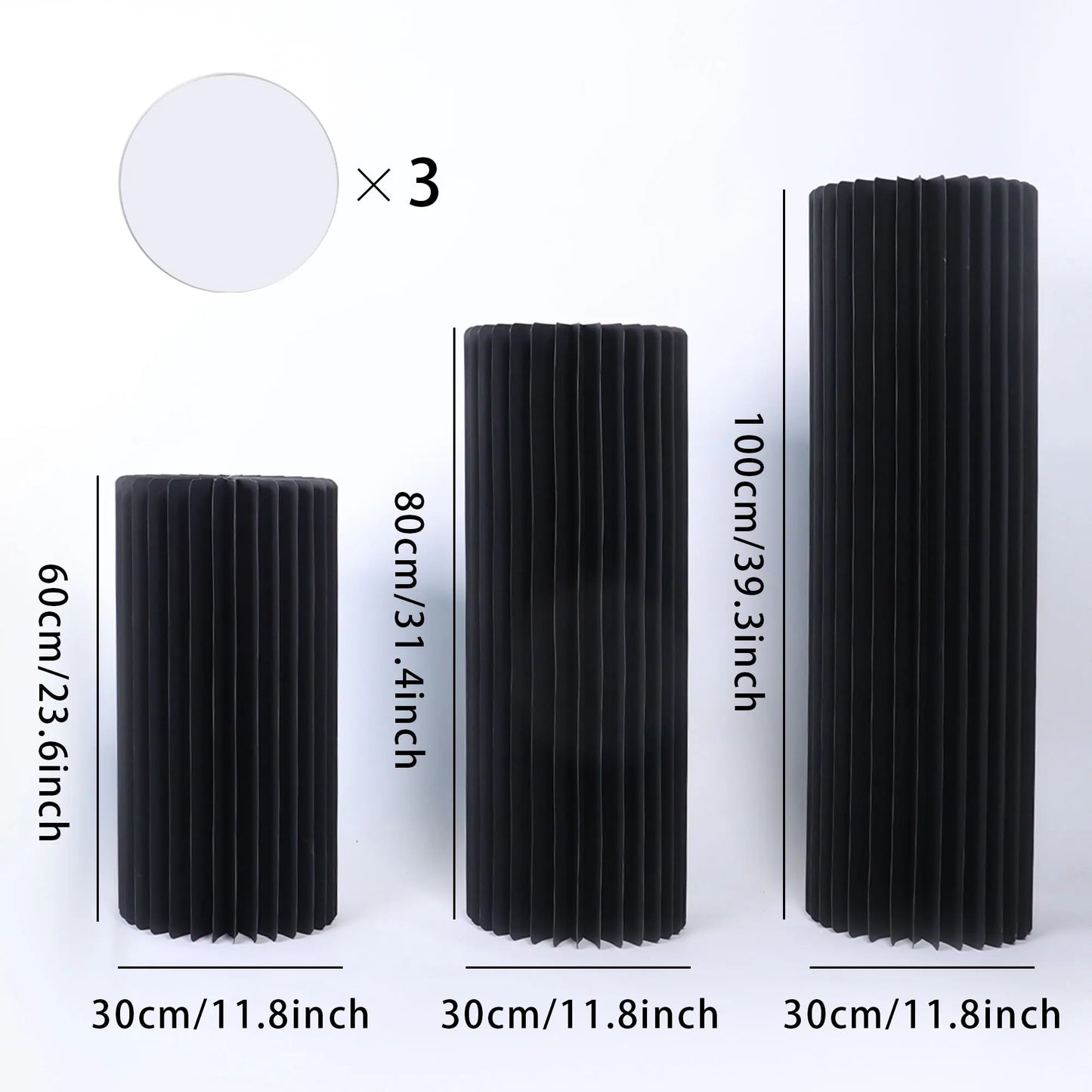 NONECN Party Round Pedestal Stands for Dessert Displays