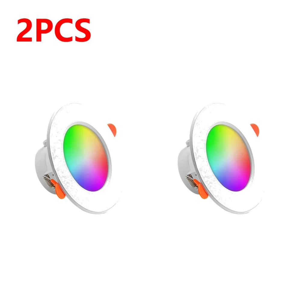 Alloet 10W Smart Led Downlight Bluetooth Ceiling Lamp App Control