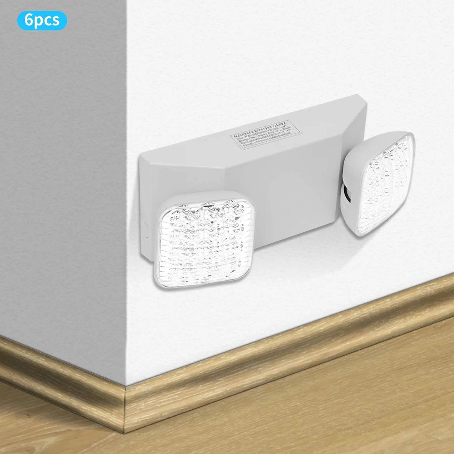 Emergency Exit Lights With Battery Backup Dual Head LED Waterproof