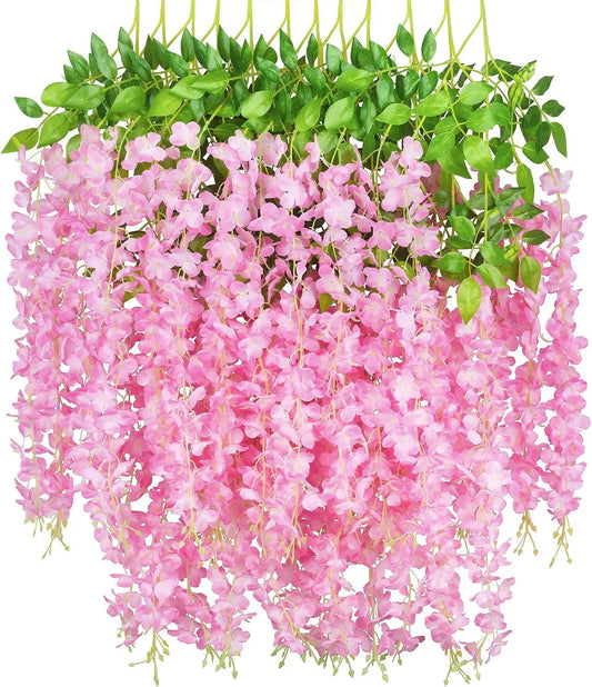 Sinsoledad Wisteria Artificial Flower Garland for Weddings and Decor