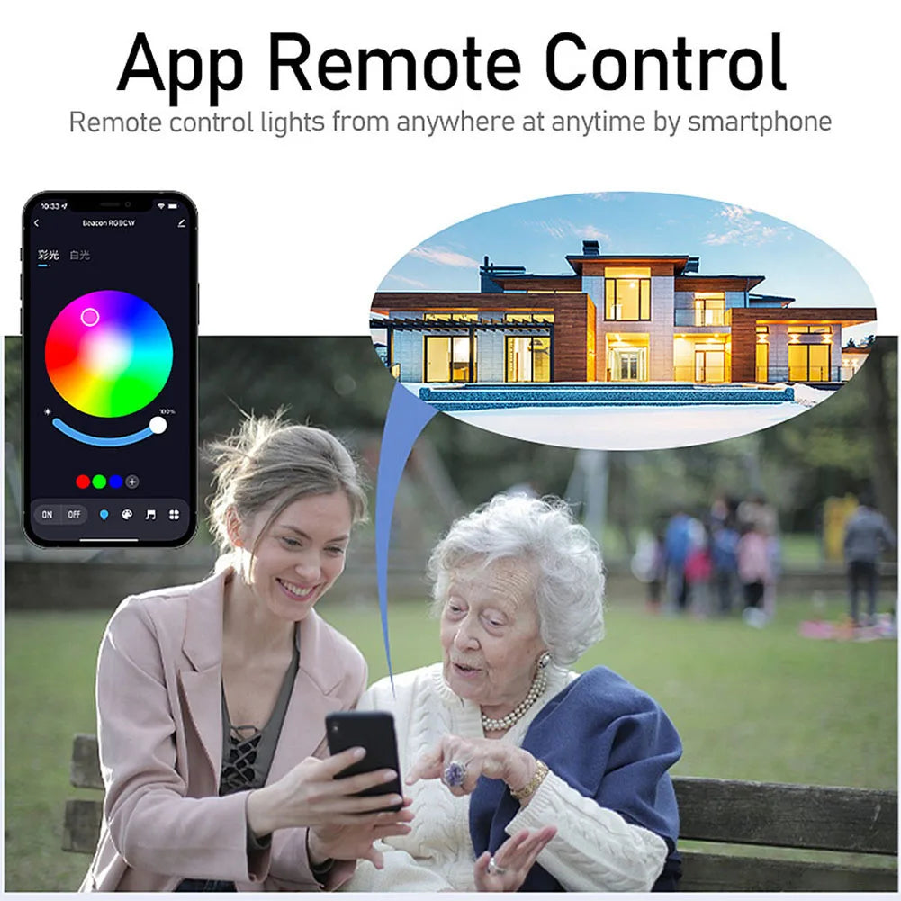 Alloet 10W Smart Led Downlight Bluetooth Ceiling Lamp App Control