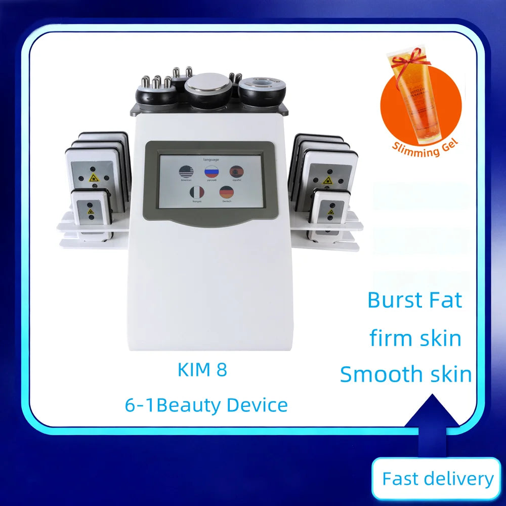 Moonic Beauty 6 In 1 40K Ultrasonic Cavitation Machine for Body Slimming