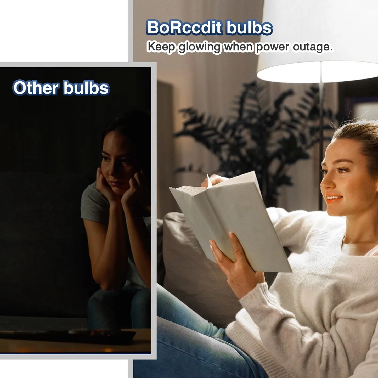 Rechargeable Emergency LED Bulb 9W 800 Lumens 6000K Daylight