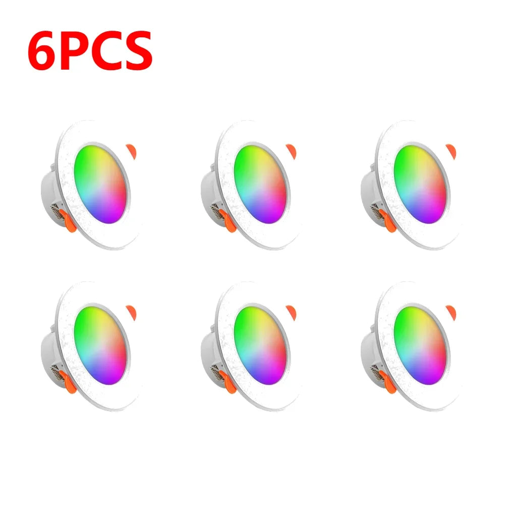 Alloet 10W Smart Led Downlight Bluetooth Ceiling Lamp App Control