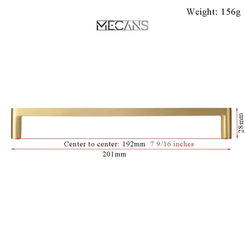 TONADIY Brass Cabinet Handle and Drawer Pull