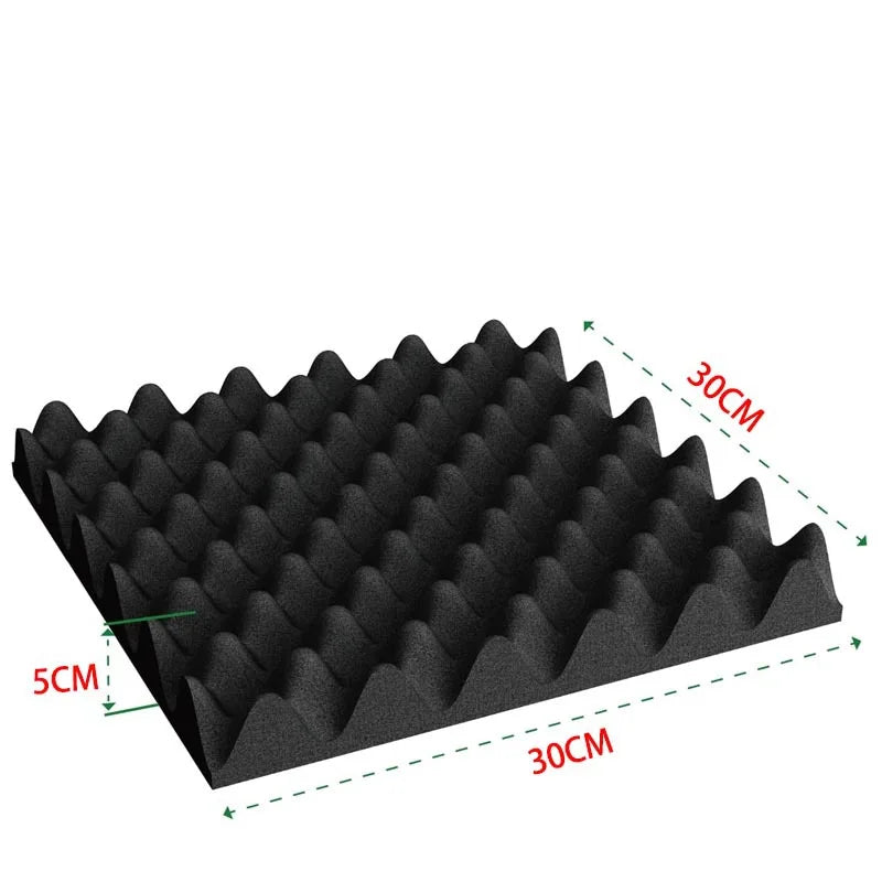 Self Adhesive Eggcrate Acoustic Foam Panels For Home And Studios