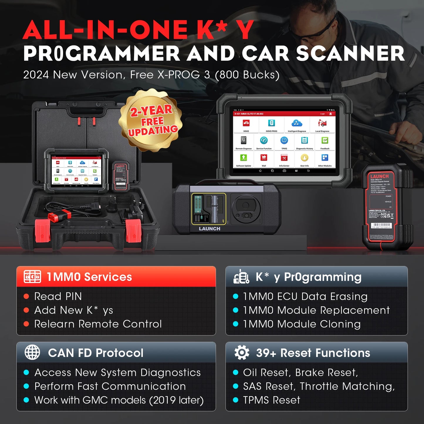 LAUNCH IMMO Elite Key Programming Tool for Immobilizers