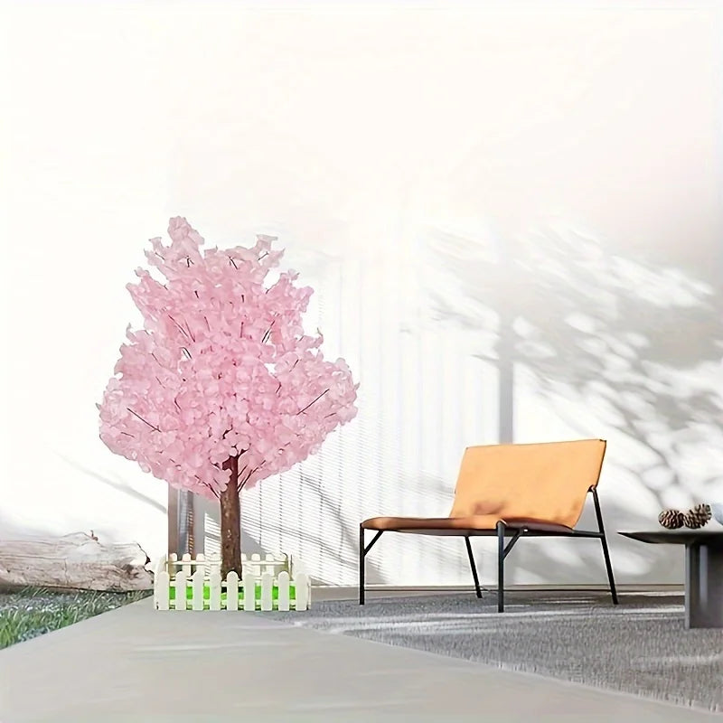 NONECN Artificial Cherry Trees Indoor Decor Handmade Blossom