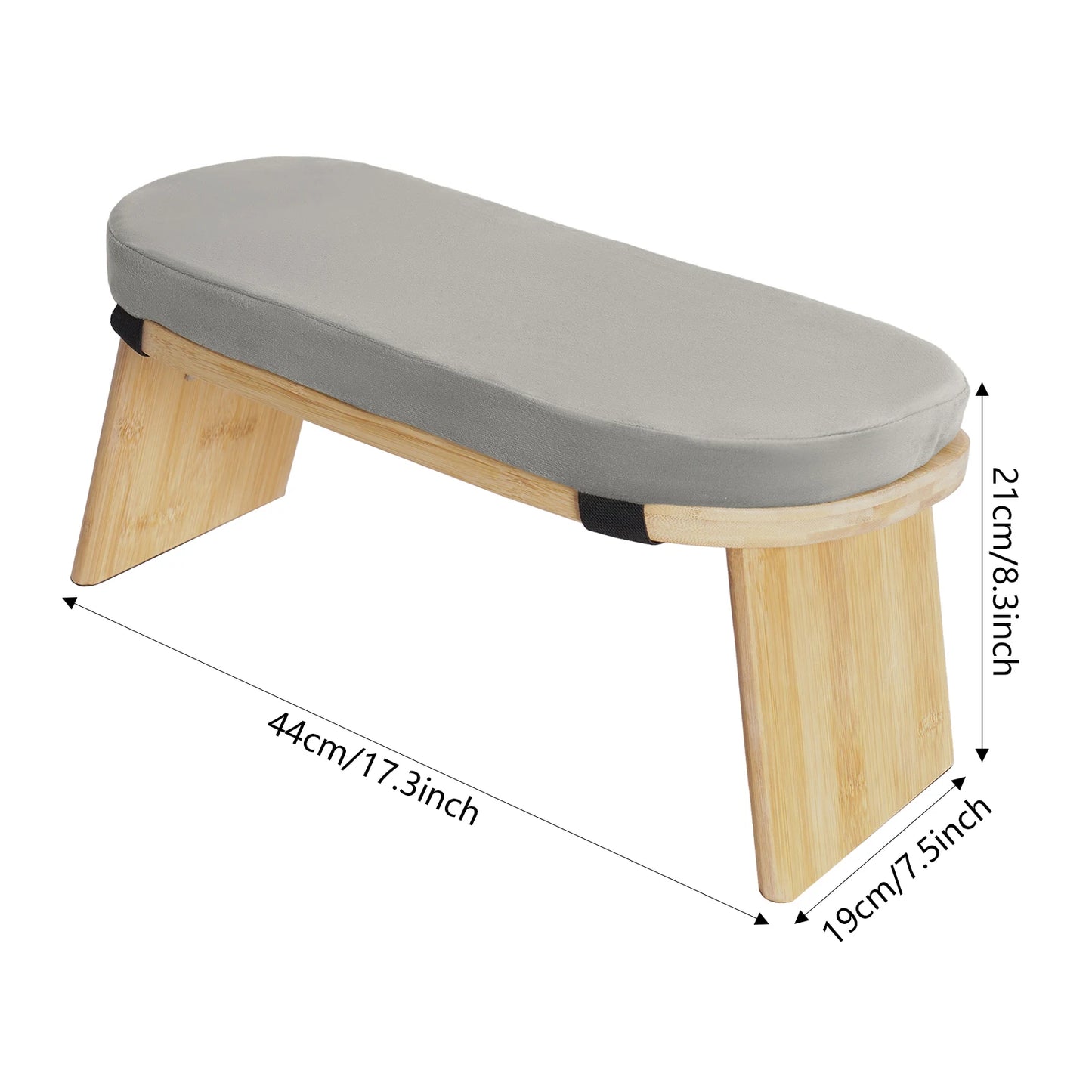 Bymaocar Foldable Meditation Bench Kneeling Stool For Home Use