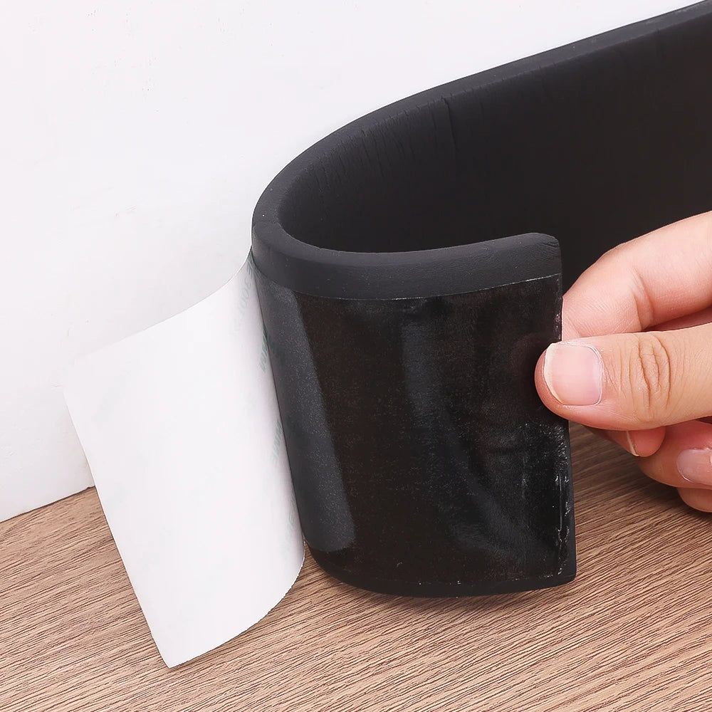 Waterproof Self Adhesive Skirting Line 3D Wall Corner Decoration