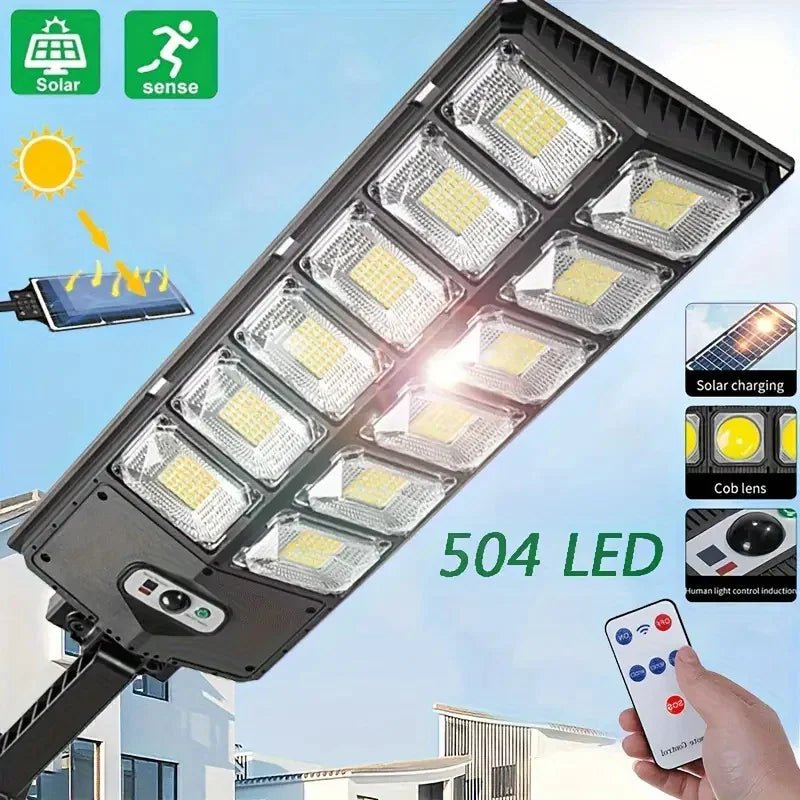 KEWEN 504LED UltraBright Solar Street Light with Motion Sensor