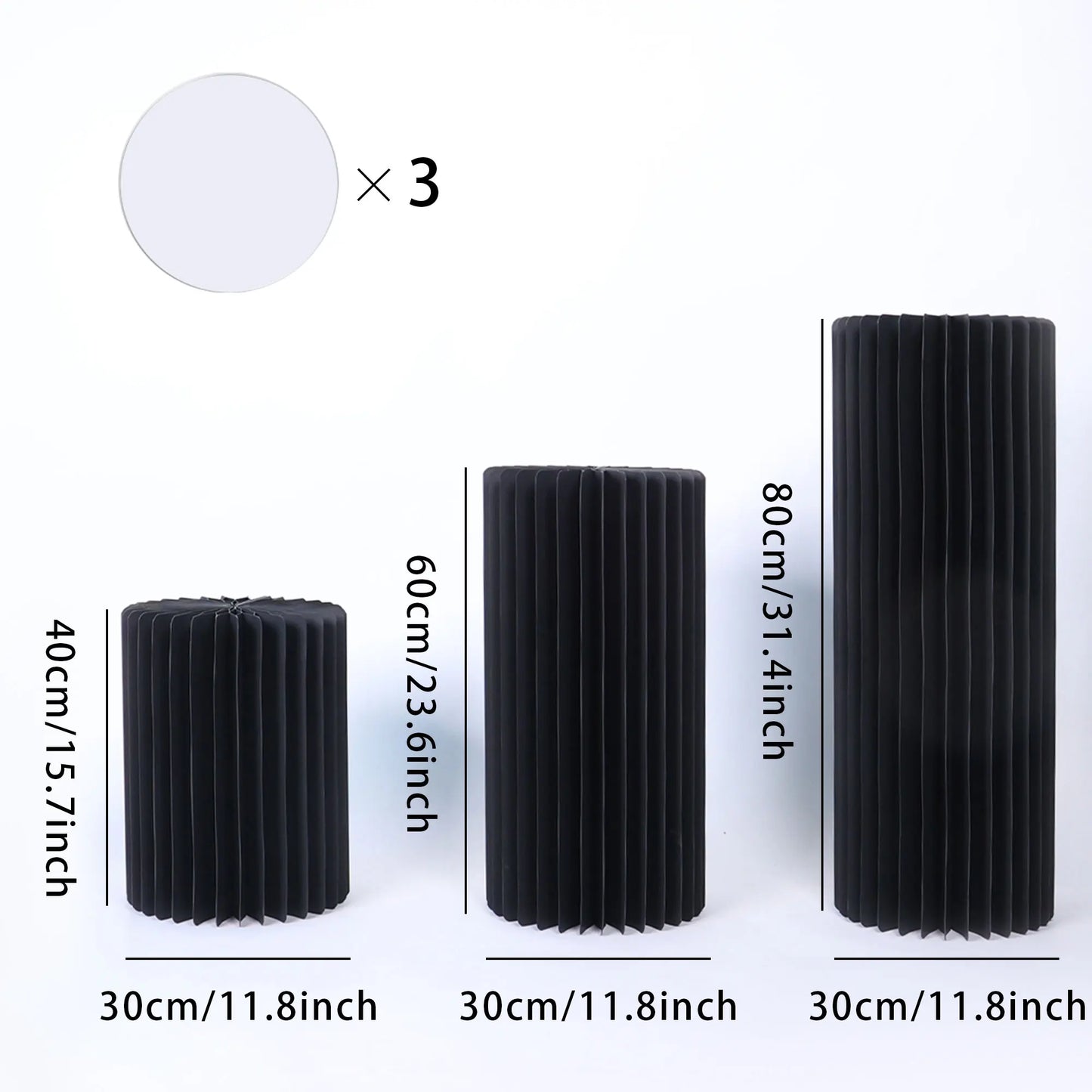 NONECN Party Round Pedestal Stands for Dessert Displays