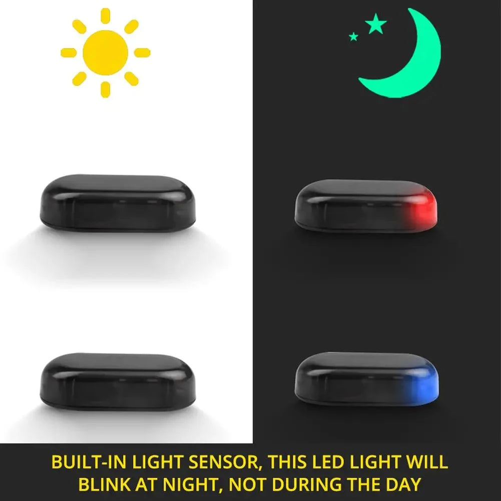 ALLOYSEED Solar Powered Car Fake Security Light System
