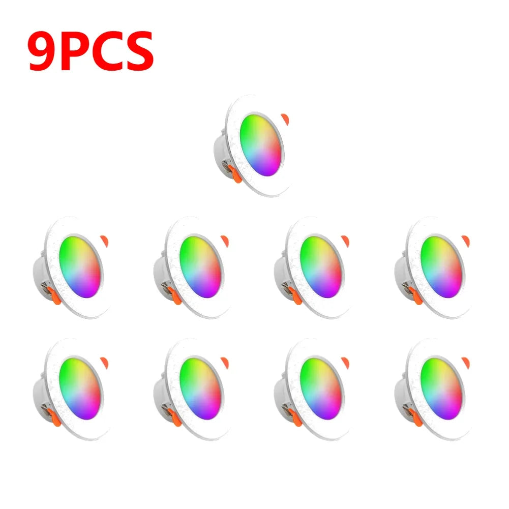 Alloet 10W Smart Led Downlight Bluetooth Ceiling Lamp App Control