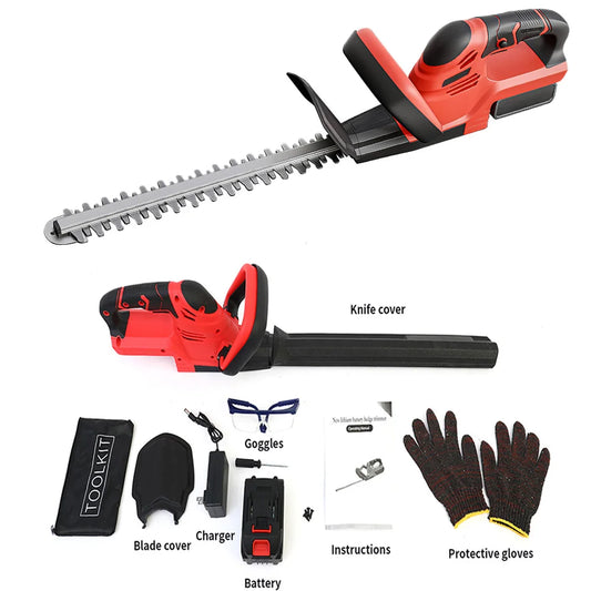 Cordless Hedge Trimmer With 3.0Ah Battery Charger