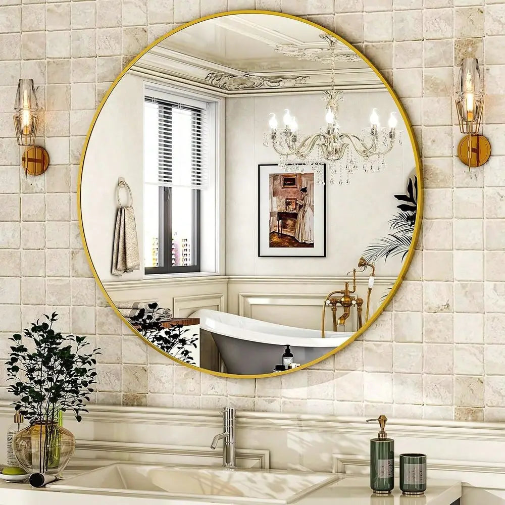 XMSJ Wall Mirror For Bathroom Vanity And Bedroom Modern Decor
