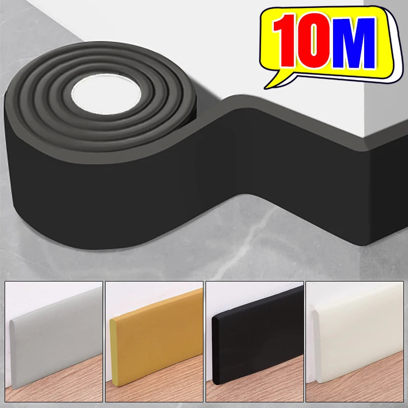 Waterproof Self Adhesive Skirting Line 3D Wall Corner Decoration