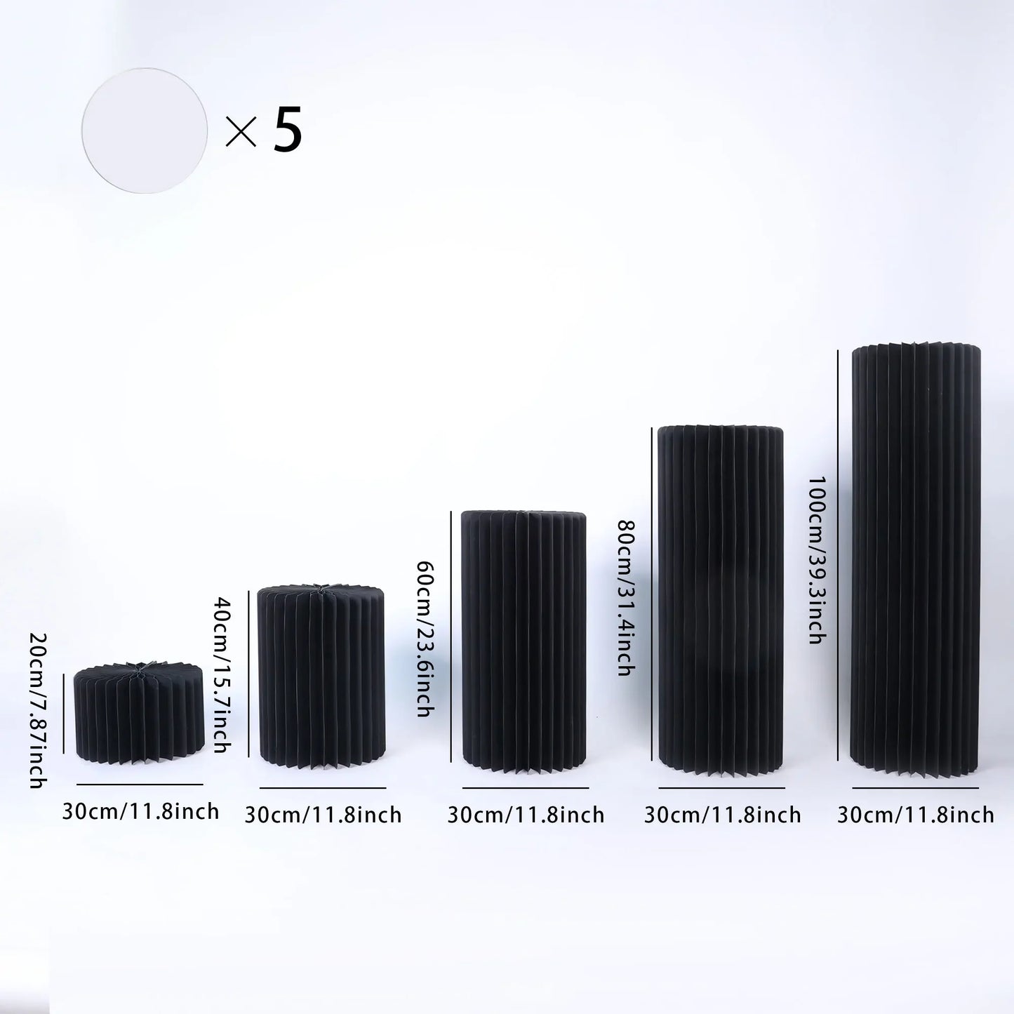 NONECN Party Round Pedestal Stands for Dessert Displays