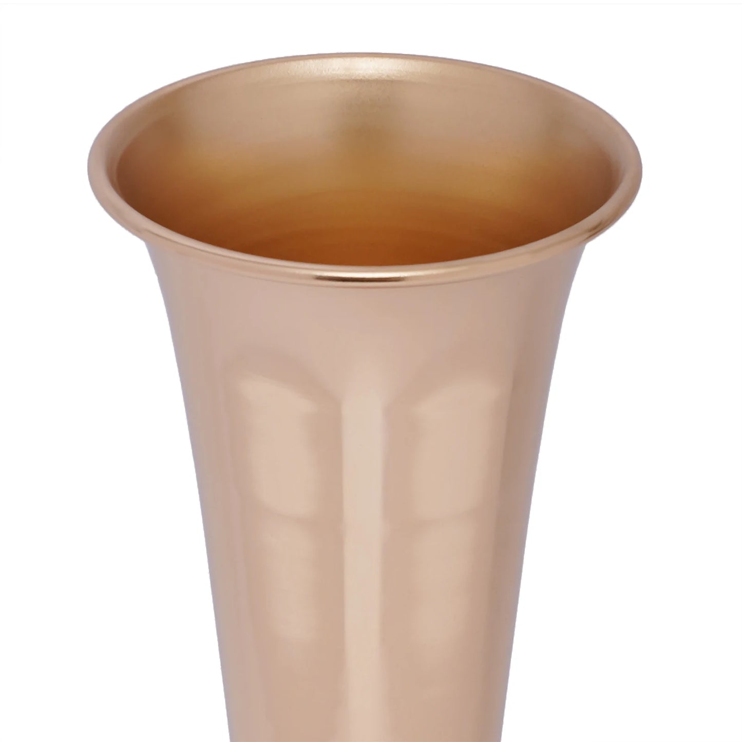 Metal Trumpet Vases Tall Finish For Weddings And Home Decor