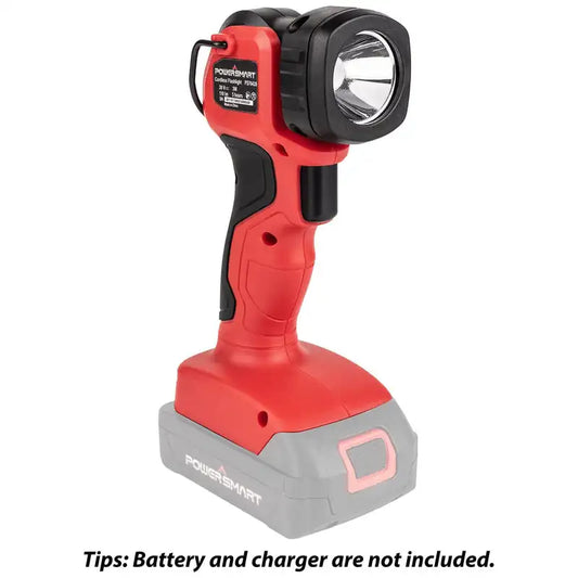 Cordless 20V LED Work Light With 90-Degree Head For Garage