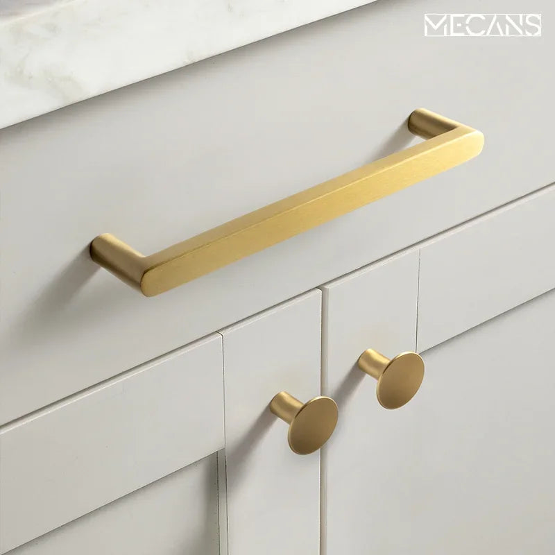 TONADIY Brass Cabinet Handle and Drawer Pull
