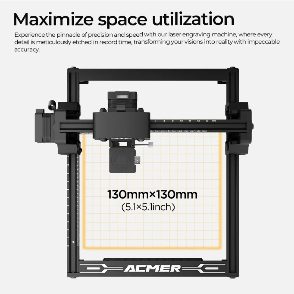 ACMER Mini Laser Engraver Portable CNC Engraving Machine for Woodworking