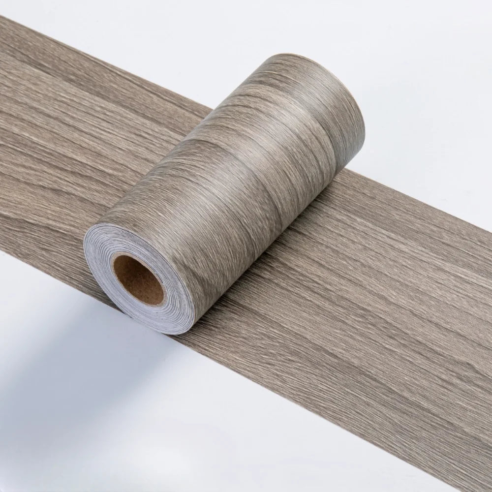 Imitation Wood Grain Door Frame Decoration Sticker for Walls and Floors