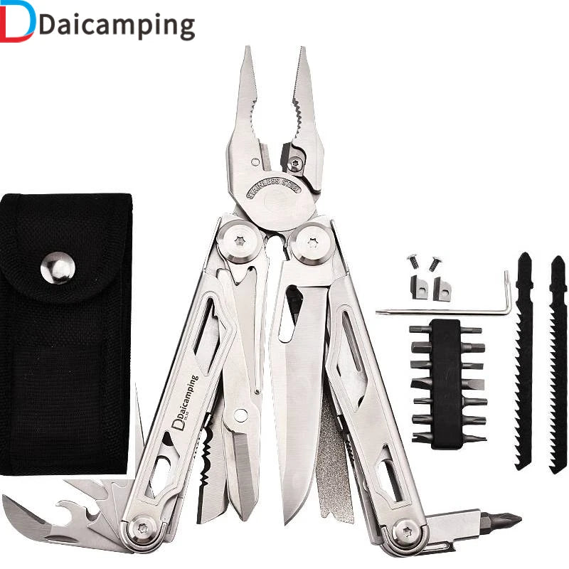 Daicamping DL30 Multitool With Pliers And Scissors For Diy And Edc
