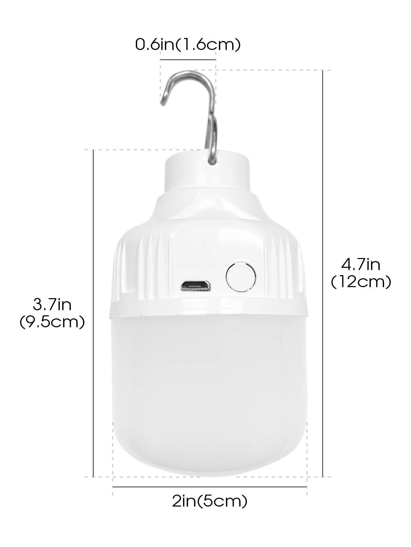 Portable USB Rechargeable LED Camping Light With Emergency Mode