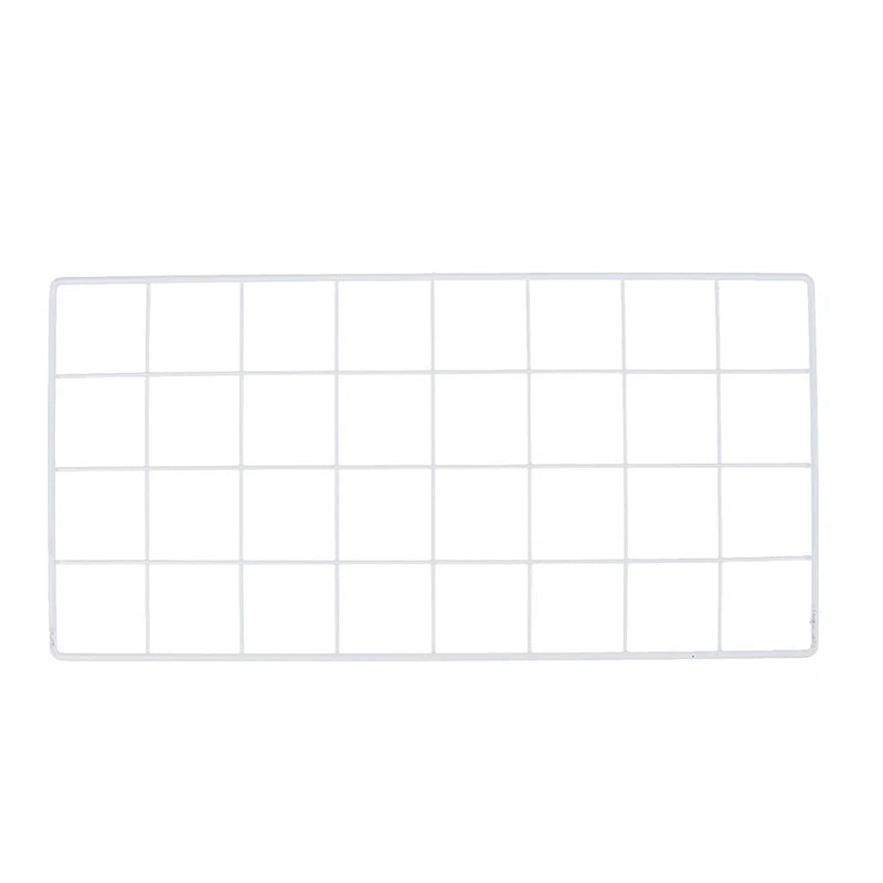 Metal Wall Grid Photo Frame And Postcards Storage Organizer