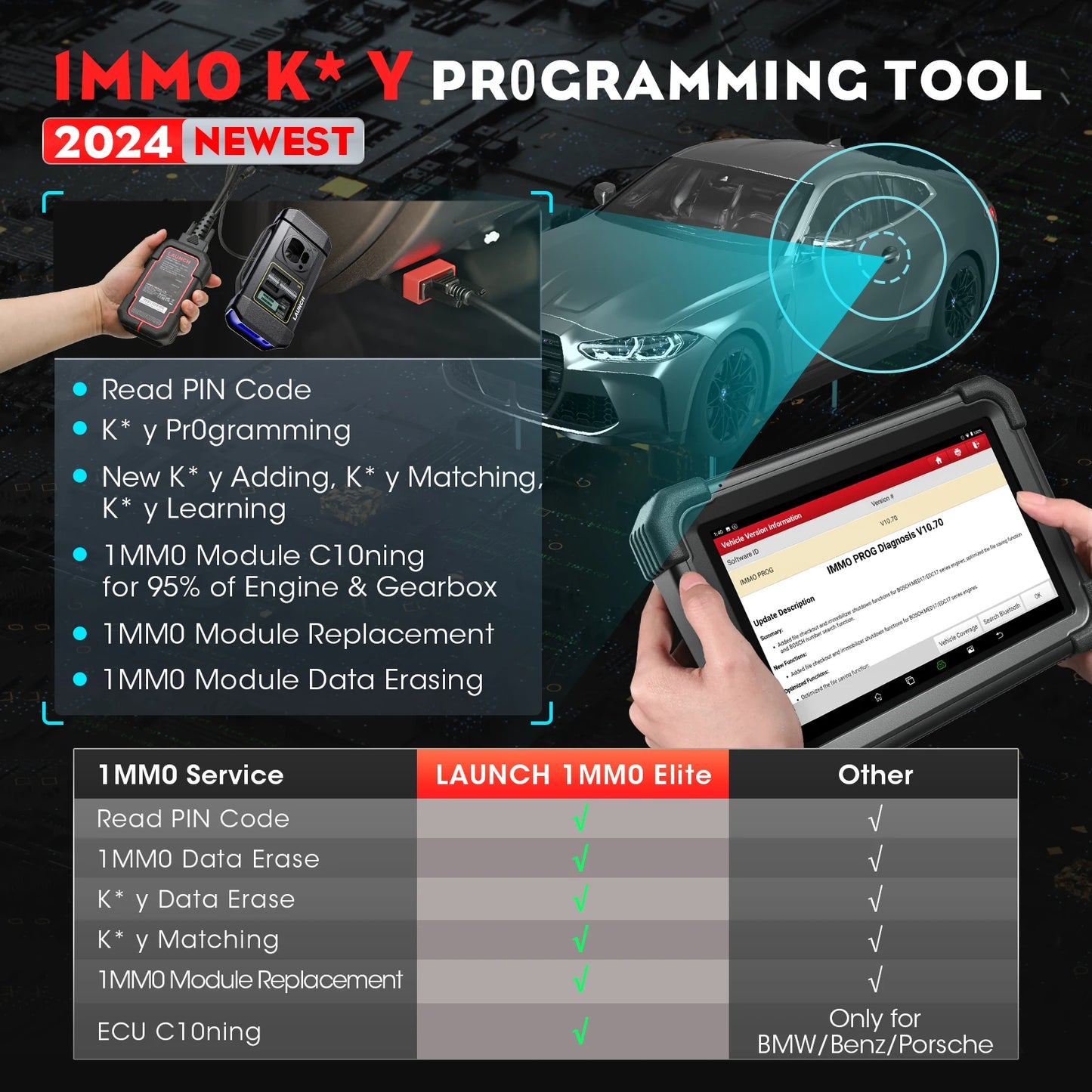 LAUNCH IMMO Elite Key Programming Tool for Immobilizers