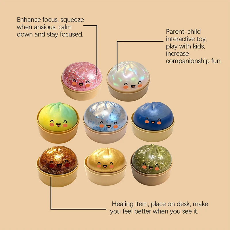 Simulation Dumpling Pressure Ball Slow Rebound Decompression Office Toy