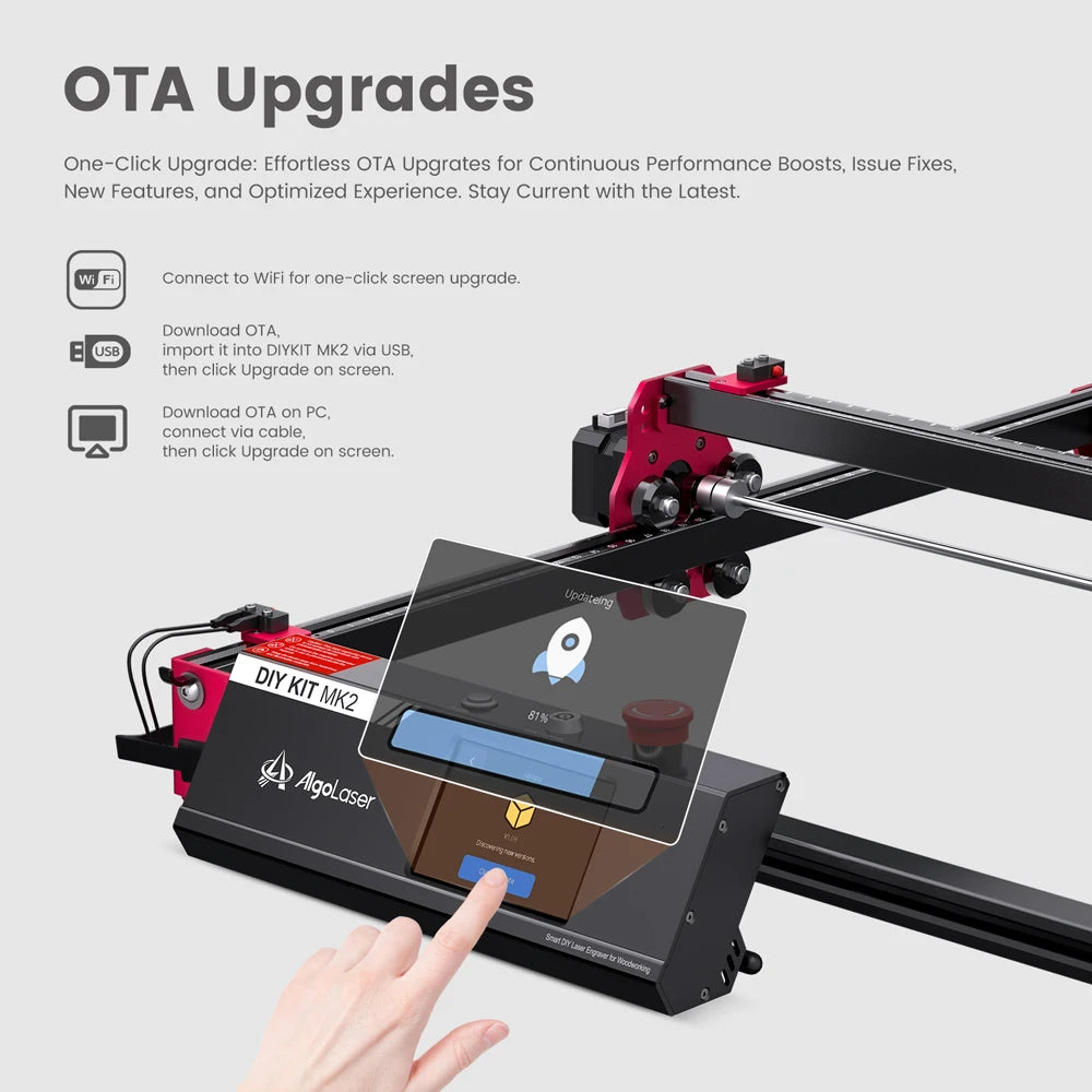 AlgoLaser AlgoOS Control DIY Kit MK2 10W Laser Engraver