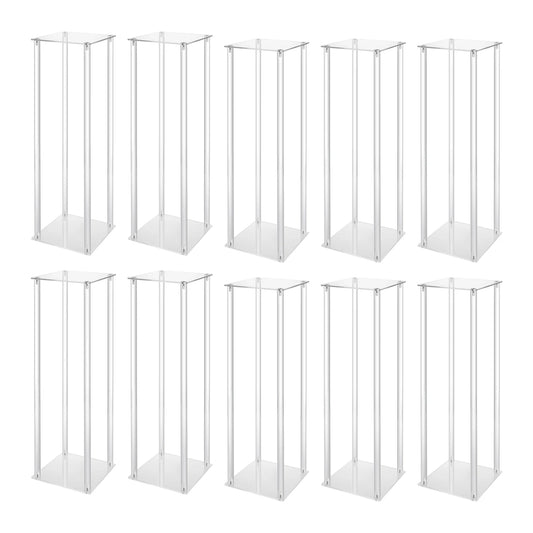 Acrylic Vases Wedding Centerpieces Flower Stands Set